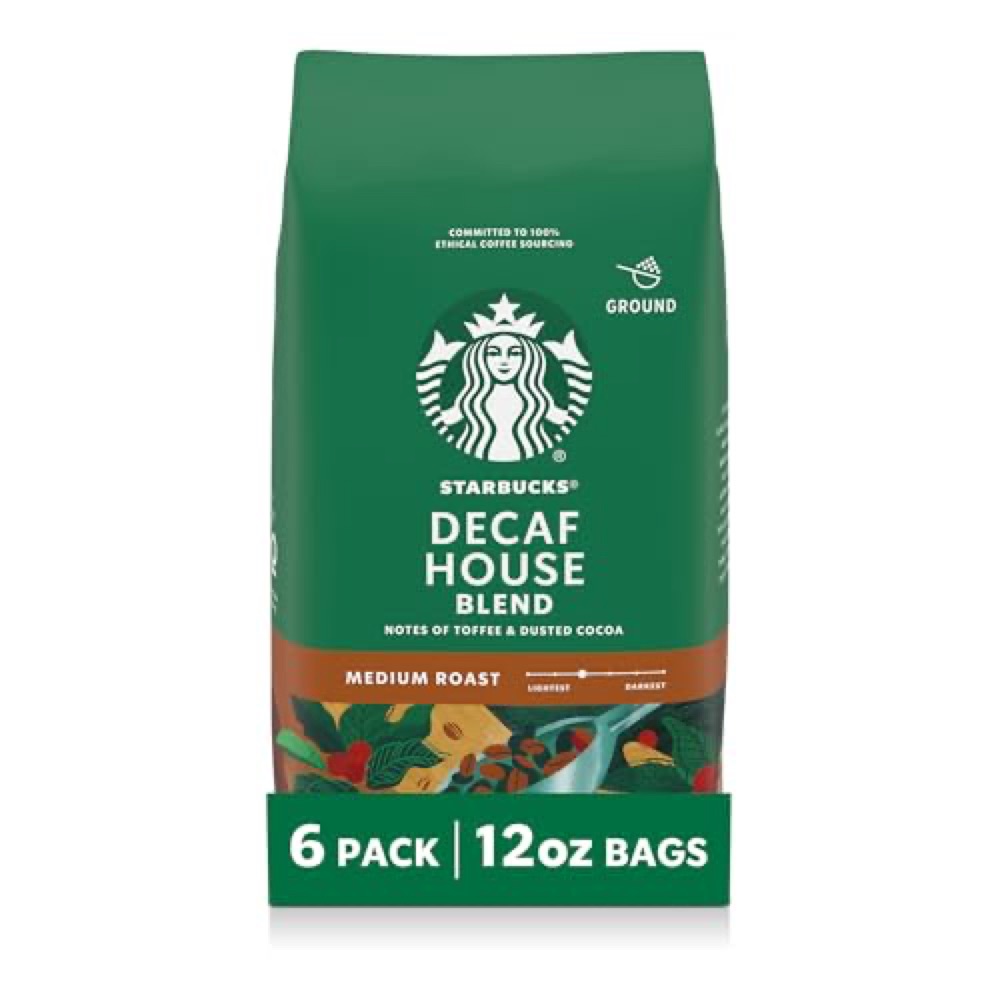 Starbucks Decaf House Blend Ground Coffee