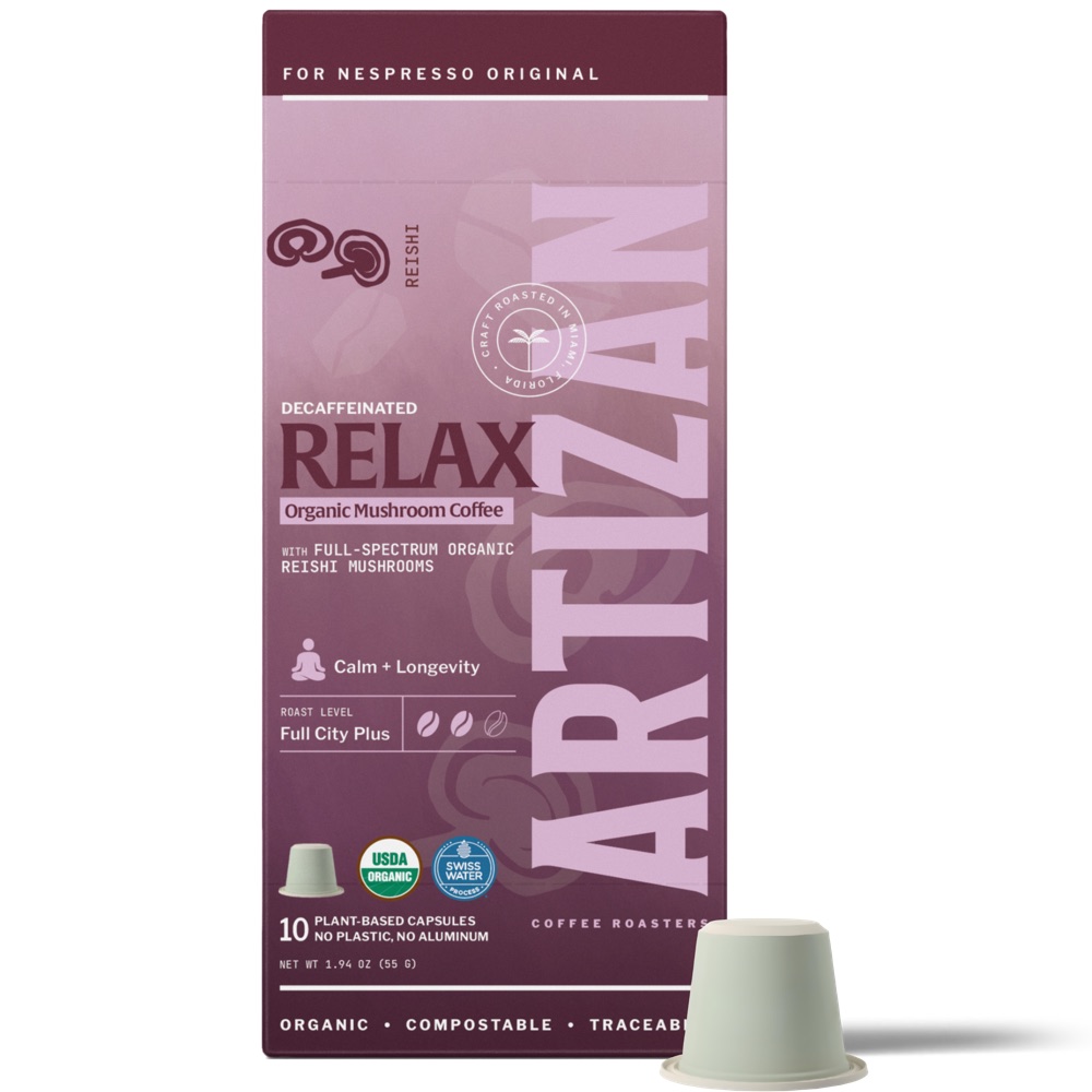 Artizan Organic Reishi Mushroom Coffee Pods