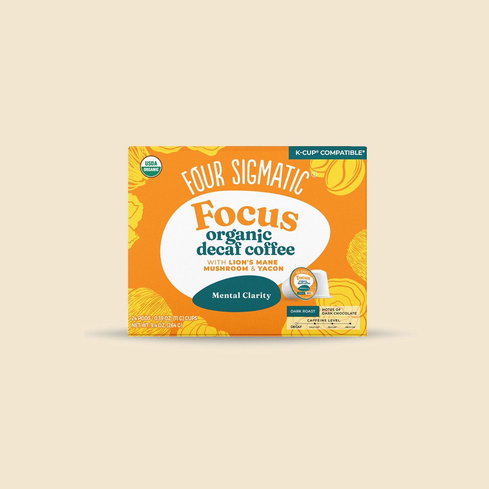 Four Sigmatic Focus Decaf Mushroom Coffee K-Cups