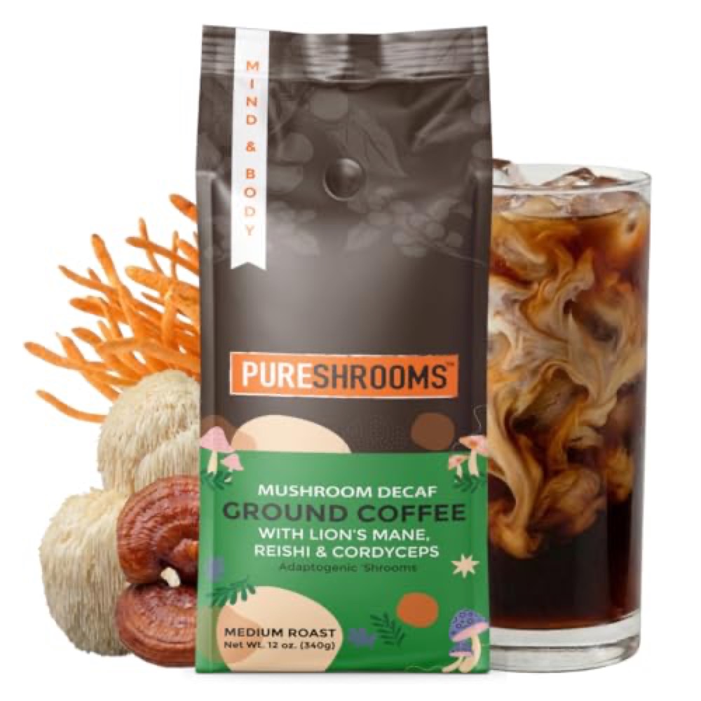 PureShrooms Decaf Organic Mushroom Coffee