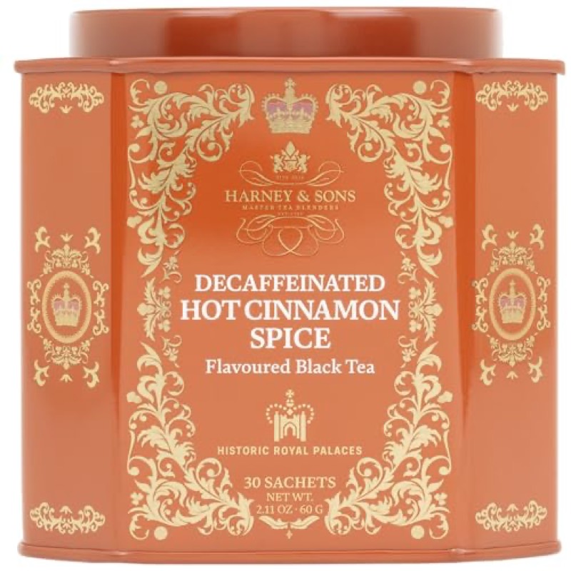Harney & Sons Decaf Hot Cinnamon Spice Flavored Black Tea